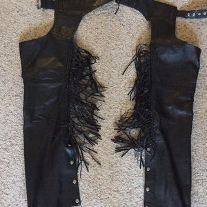 Fringed women’s chaps